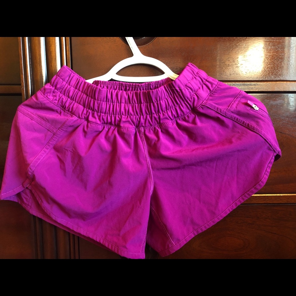 Lululemon hotty hot shorts.  Size 4